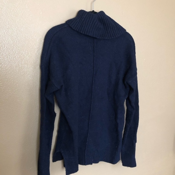 Gap Navy Wool Blend Turtleneck Size M - Picture 5 of 8